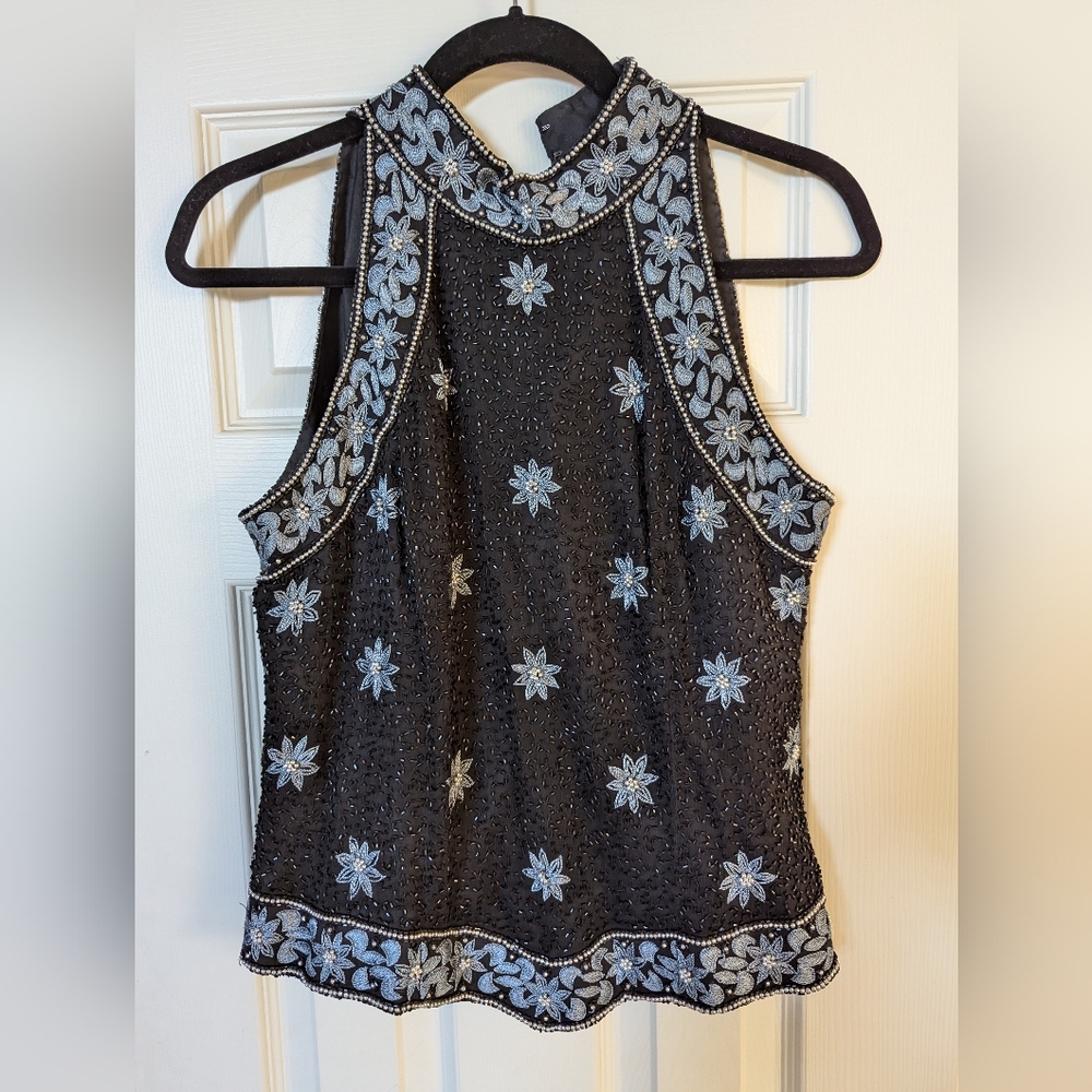 Pappel Boutique Beaded Top